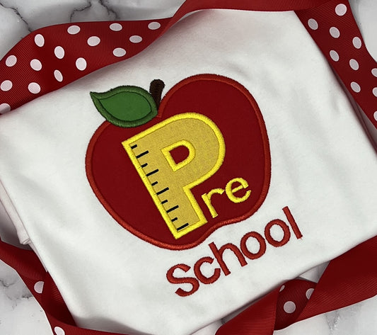 Preschool Apple Shirt