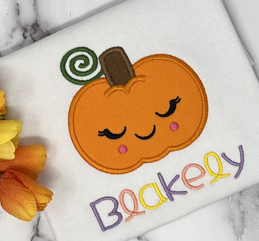 Cute Girly Pumpkin Shirt