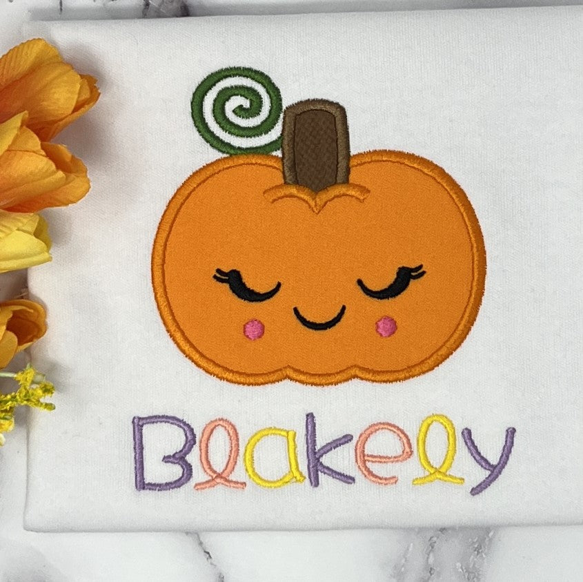 Cute Girly Pumpkin Shirt