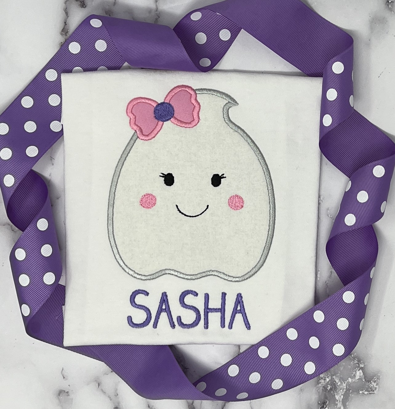 Girly Ghost Halloween Shirt