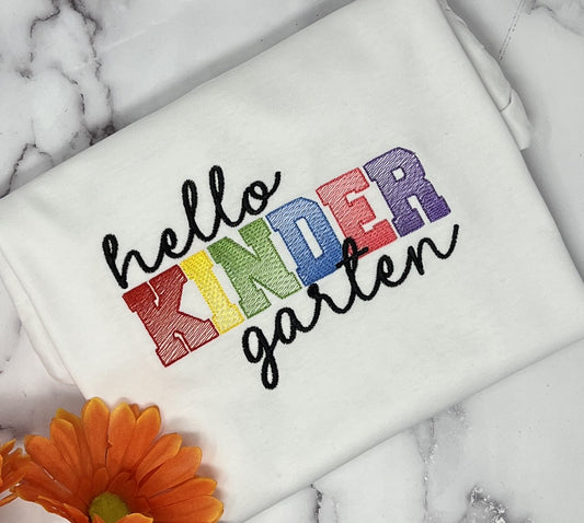 Hello Kindergarten Shirt