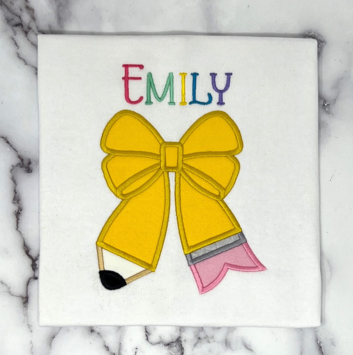 Pencil Back to School Shirt for Girls