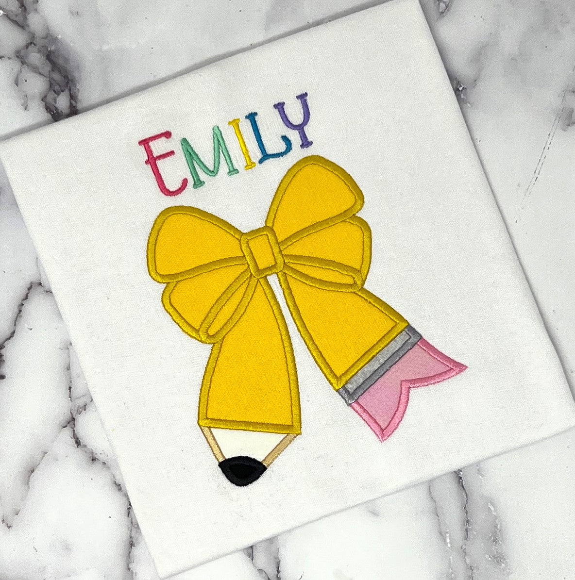 Pencil Back to School Shirt for Girls