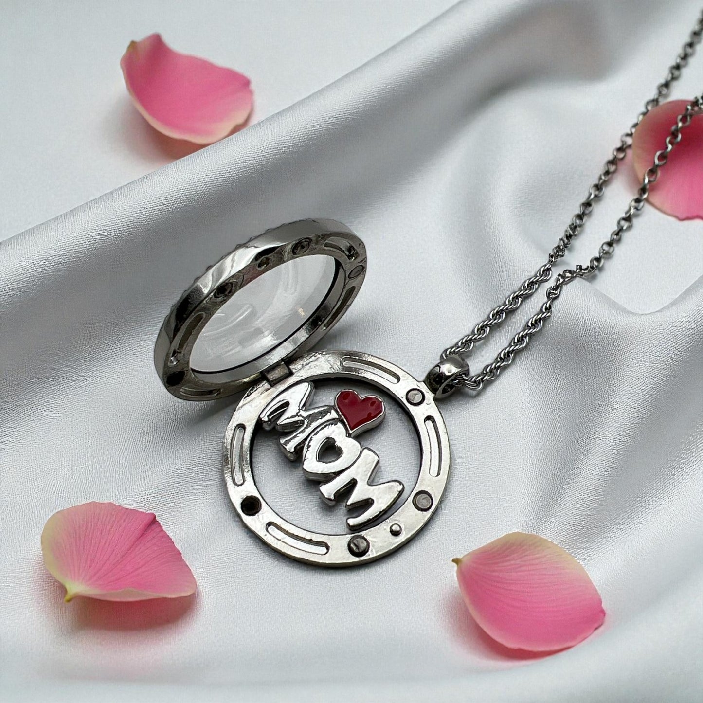 Mom Necklace Floating Locket