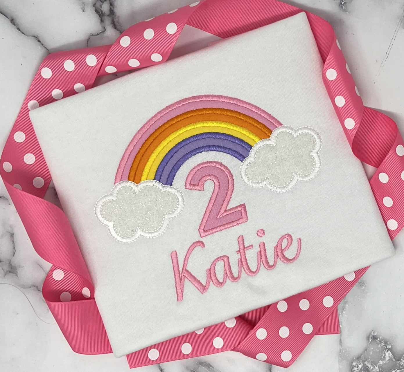 Rainbow Girl's Birthday Shirt