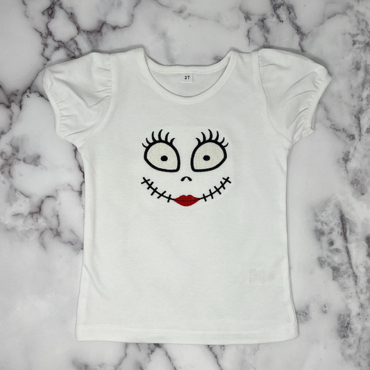 Embroidered Halloween Shirt for Girls