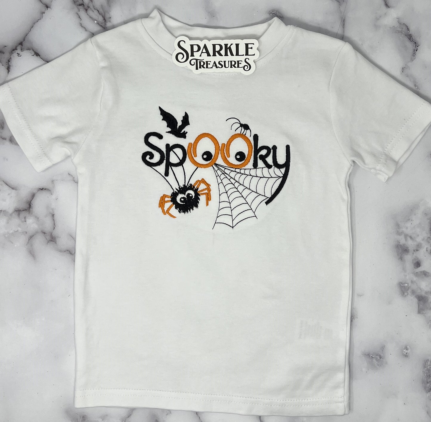 Spooky Halloween Embroidered Shirt